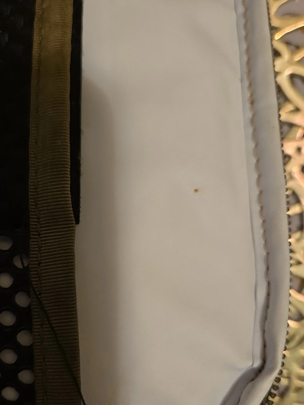 LL Bean brown dinosaur fossil print lunch bag
